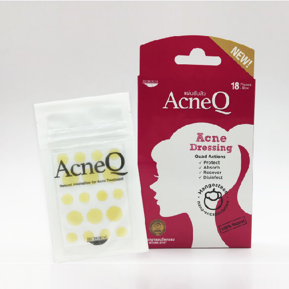 เปิดตัว AcneQ แผ่นซับสิวนวัตกรรมจากธรรมชาติที่งาน &ldquo;จุฬา EXPO 2017
