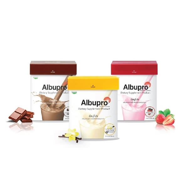 งานแถลงข่าวเปิดตัว ALBUPRO ผลิตภัณฑ์อาหารเสริม
